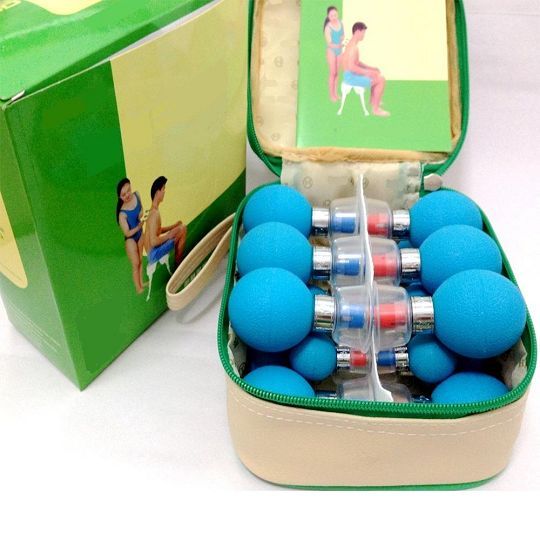 Silver HACI Suction Cupping Set - 18 Cups